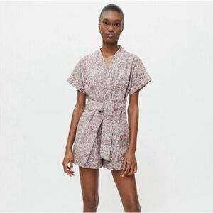 Cleobella Pink Patterned Romper